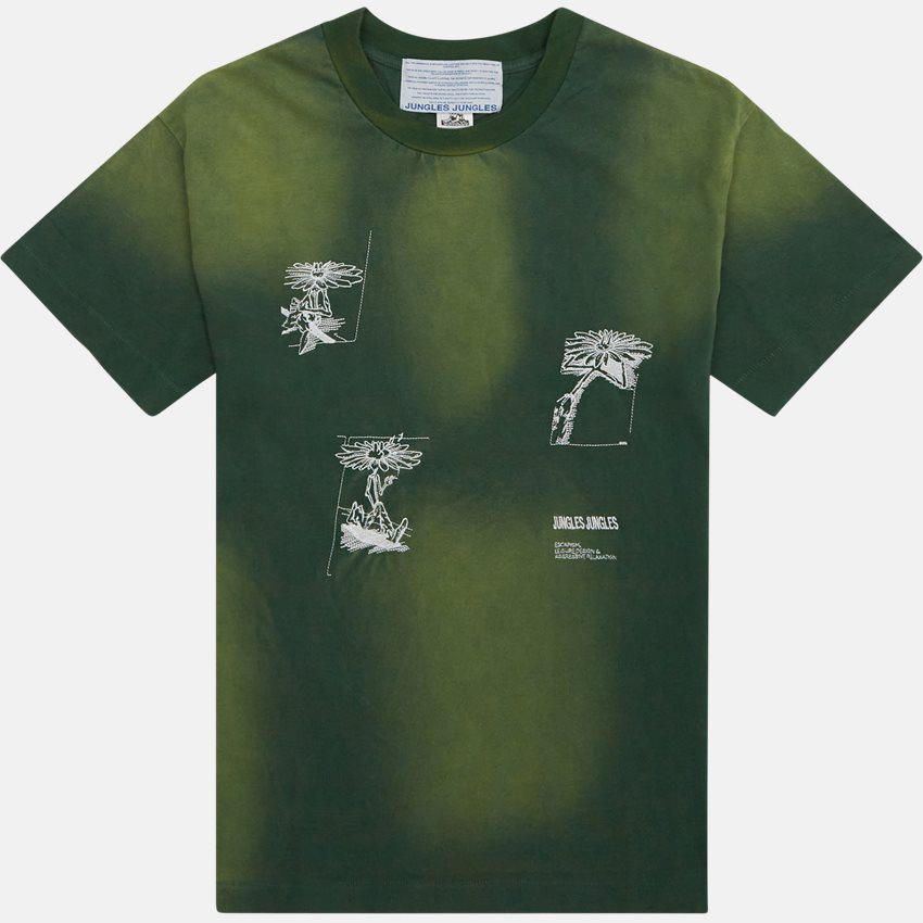 Jungles Jungles T-shirts HARD TIMES NEVER LAST TEE GREEN