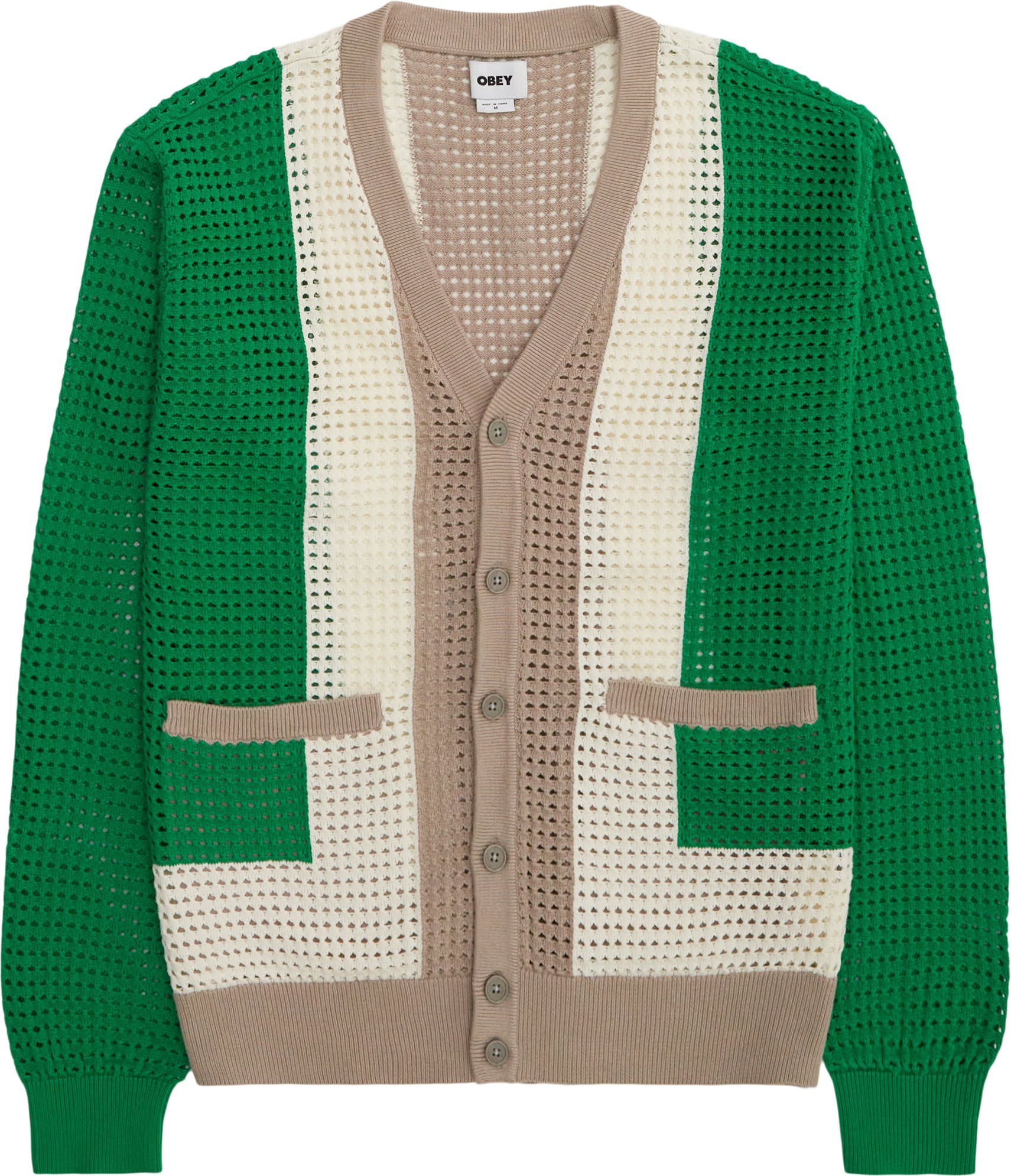 Obey Knitwear ANDERSON 60’S 151010036 Green