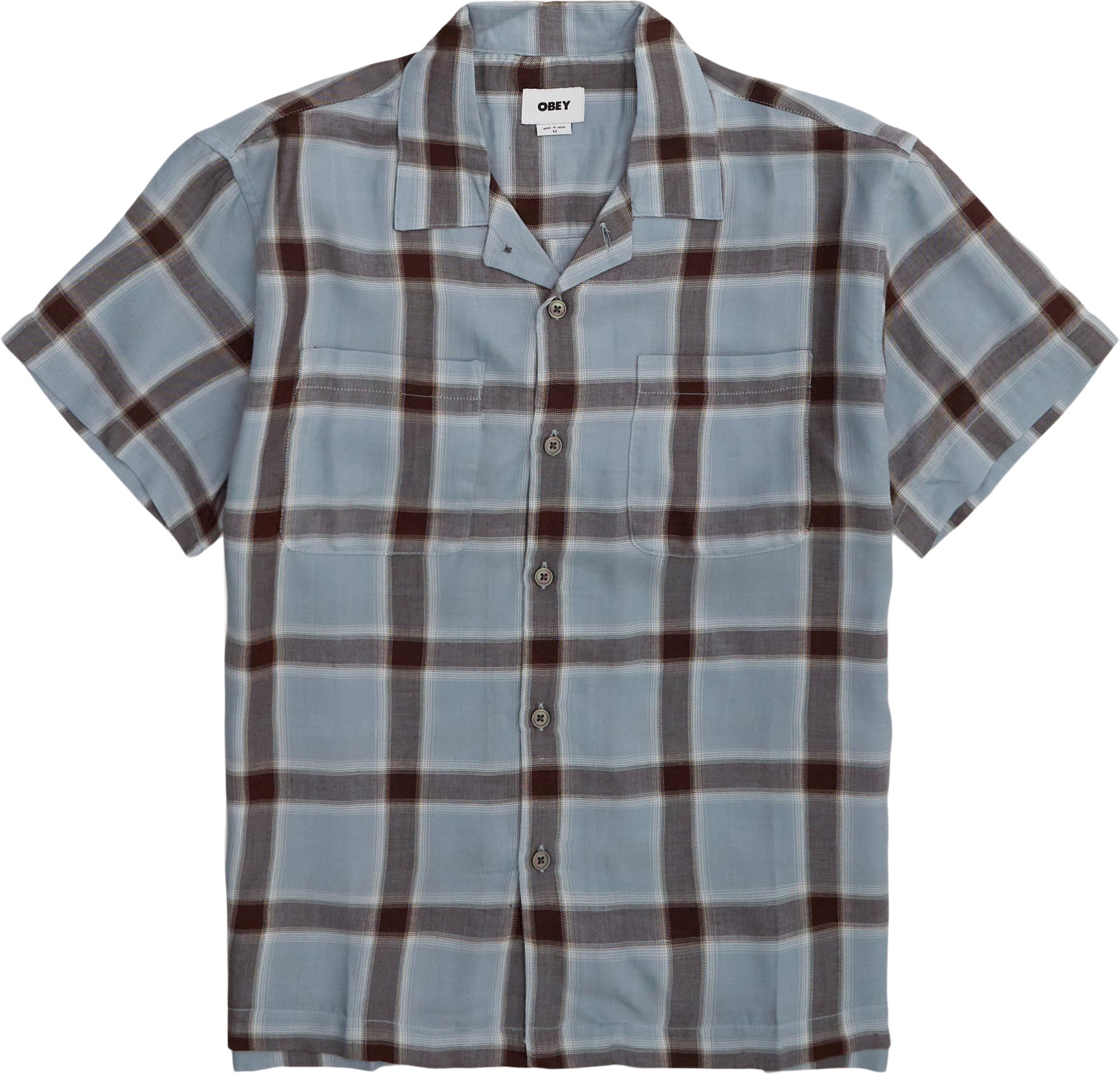 Obey Shirts AMBIENT WOVEN 181210392 Blue
