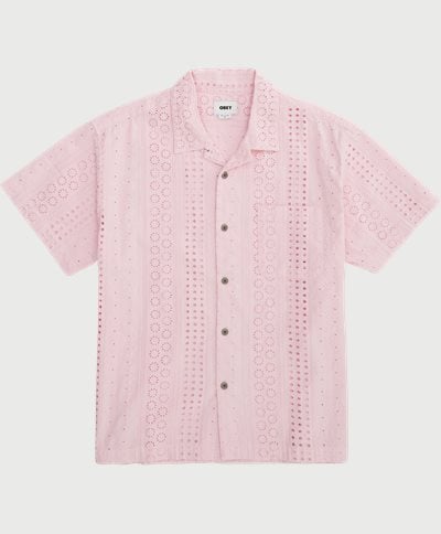 Obey Shirts SUNDAY WOVEN 181210403 Pink
