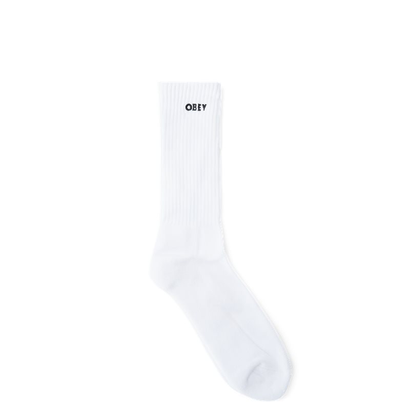 Obey Obey Bold Socks 100260144 Strømper Hvid