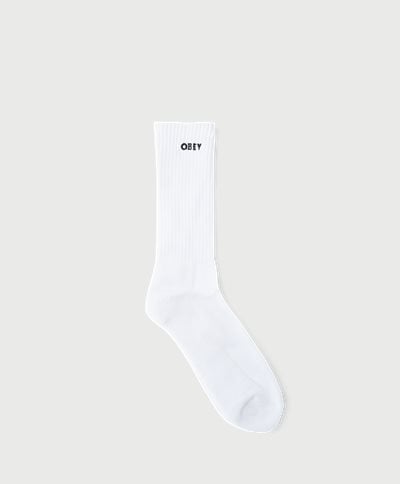 Obey Socks OBEY BOLD SOCKS 100260144 White