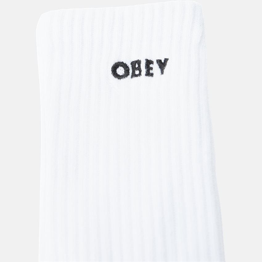 Obey Strømper OBEY BOLD SOCKS 100260144 HVID