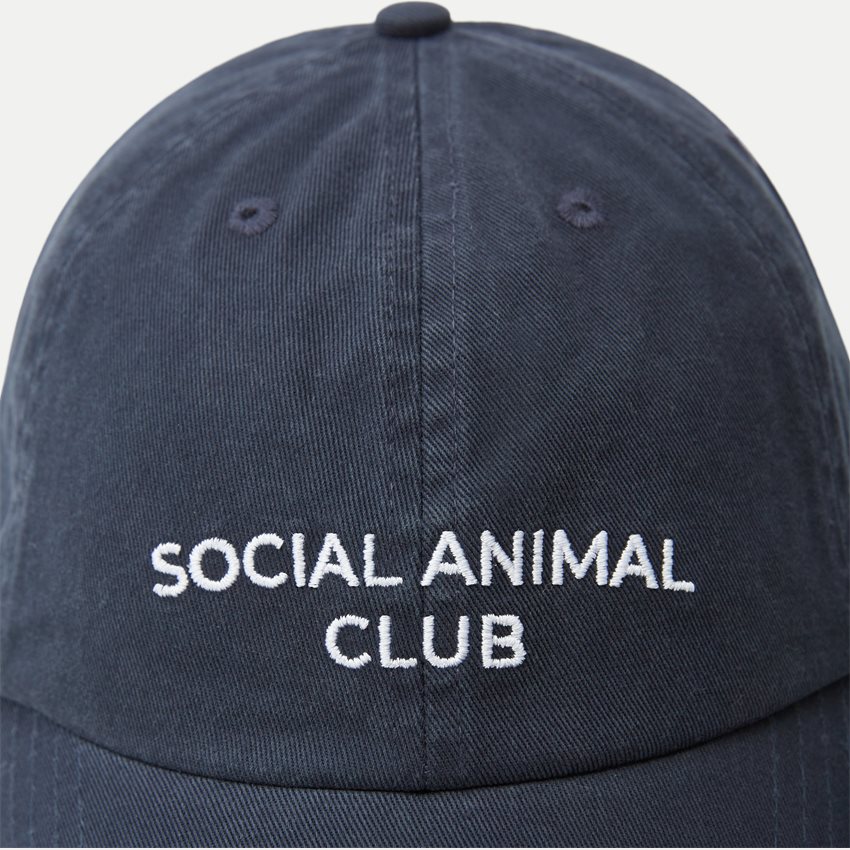 A.C.T. SOCIAL Kepsar SOCIAL ANIMAL CLUB CAP AS1006 NAVY