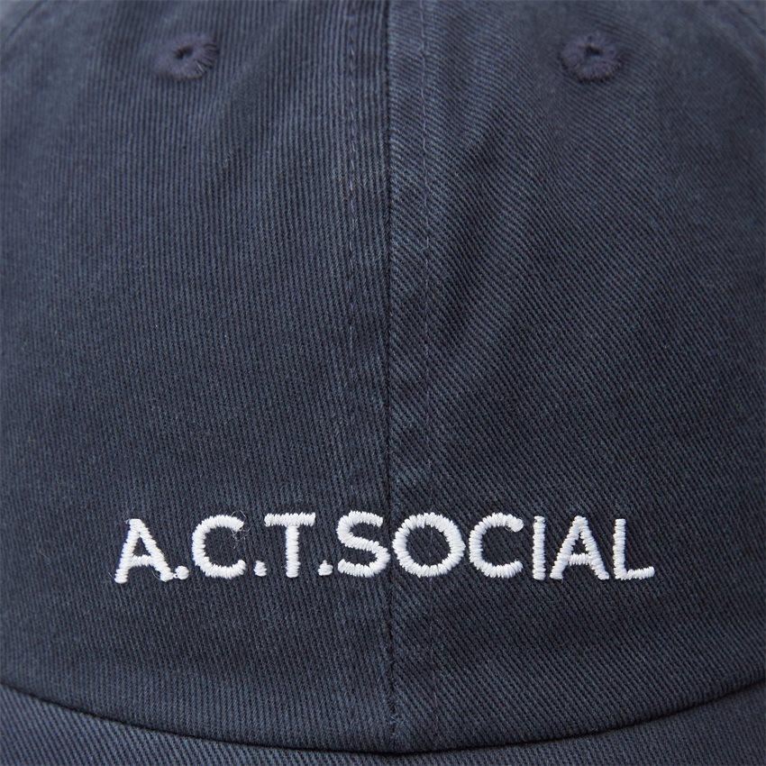 A.C.T. SOCIAL Kepsar ACT SOCIAL CAP AS1012 NAVY