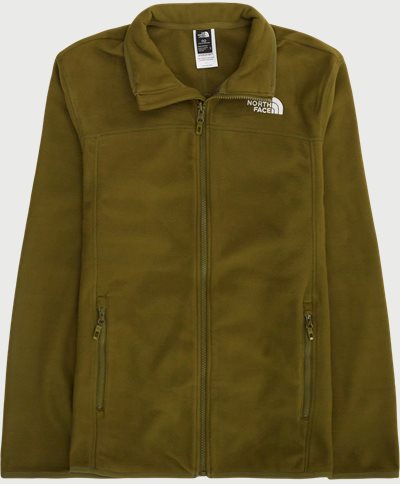 The North Face Sweatshirts 100 GLACIER FULL ZIP NF0A855X Grøn