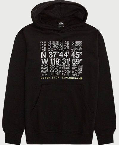 The North Face Sweatshirts COORDINATES HOODIE NF0A87EA Black