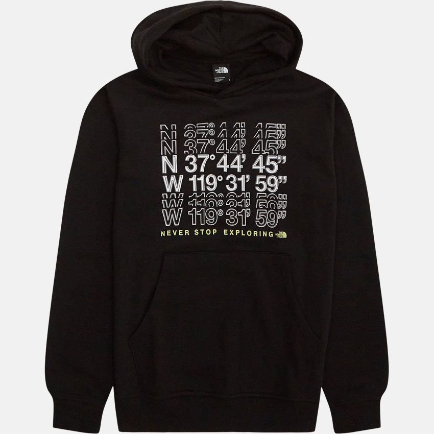 The North Face Sweatshirts COORDINATES HOODIE NF0A87EA SORT