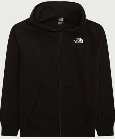 The North Face Sweatshirts ESSENTIAL FZ HOODIE NF0A87FB Sort