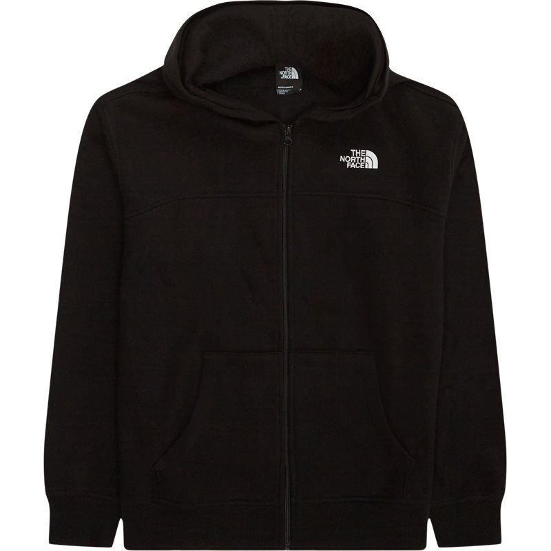 The North Face Essential Fz Hoodie Sort