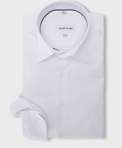 Allan Clark Shirts SMITH 4WAY STRETCH White