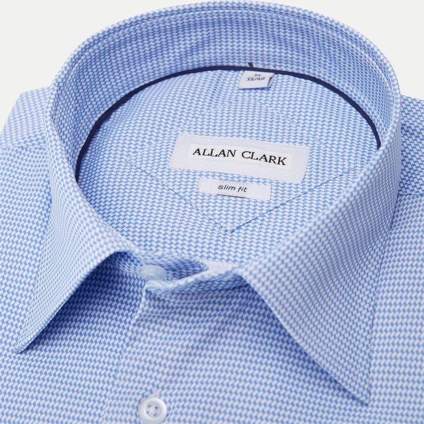 Allan Clark Shirts JONES  4WAY STRETCH BLUE