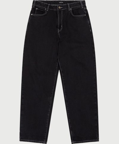Non-Sens Jeans ALASKA MID BLACK Svart