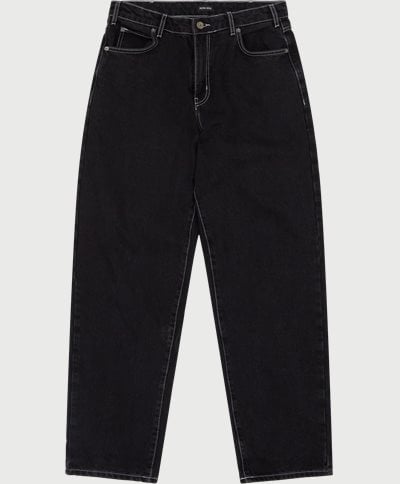Non-Sens Jeans ALASKA MID BLACK Svart