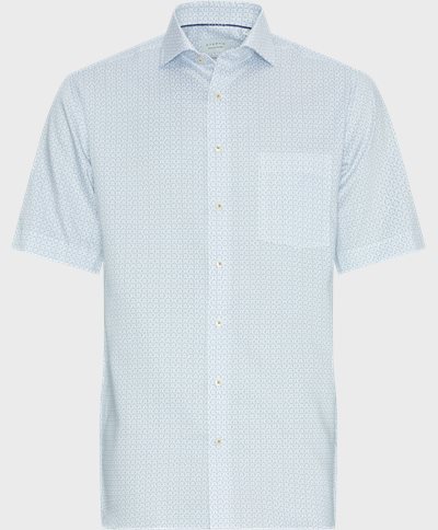 Eterna Kortärmade skjortor 4183 C18V Blå