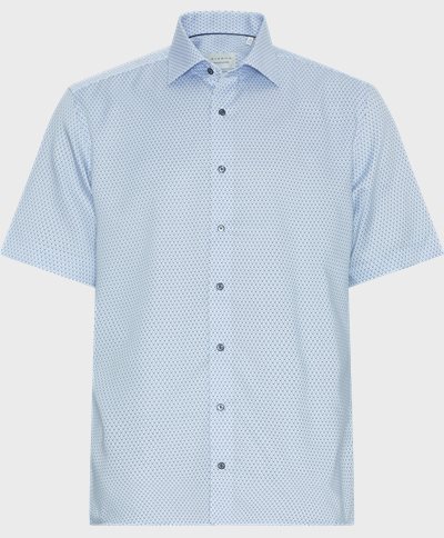 Eterna Kortärmade skjortor 4163 C18K Blå