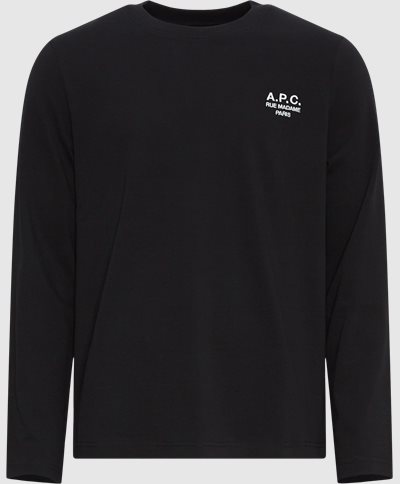 A.P.C. Long-sleeved t-shirts COEZC H26177 Black