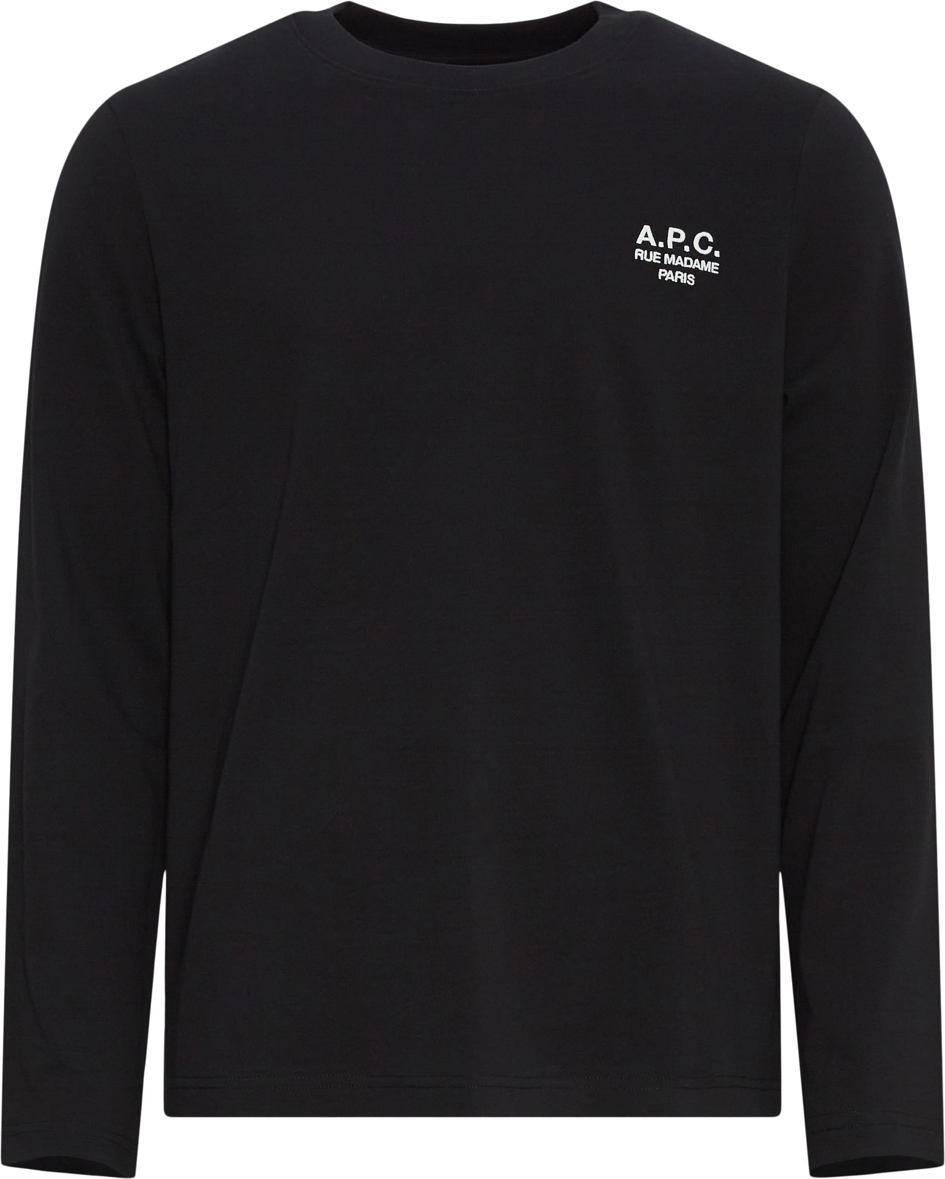 A.P.C. Long-sleeved t-shirts COEZC H26177 Black