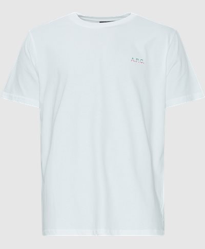A.P.C. T-shirts COEIO H26360 Hvid