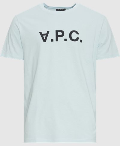 A.P.C. T-shirts COBQX H2643 Blå