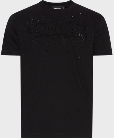 Dsquared2 T-shirts S71GD1397 S23009 Sort