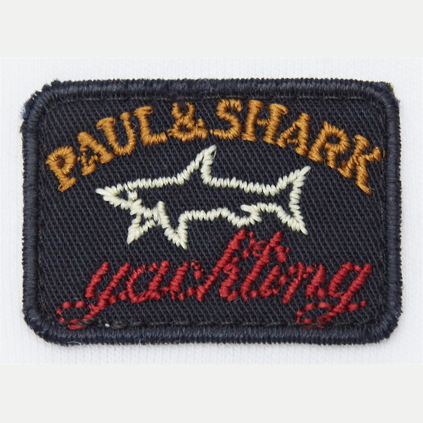 Paul & Shark T-shirts C0P1002 JERSEY COTTON TEE HVID