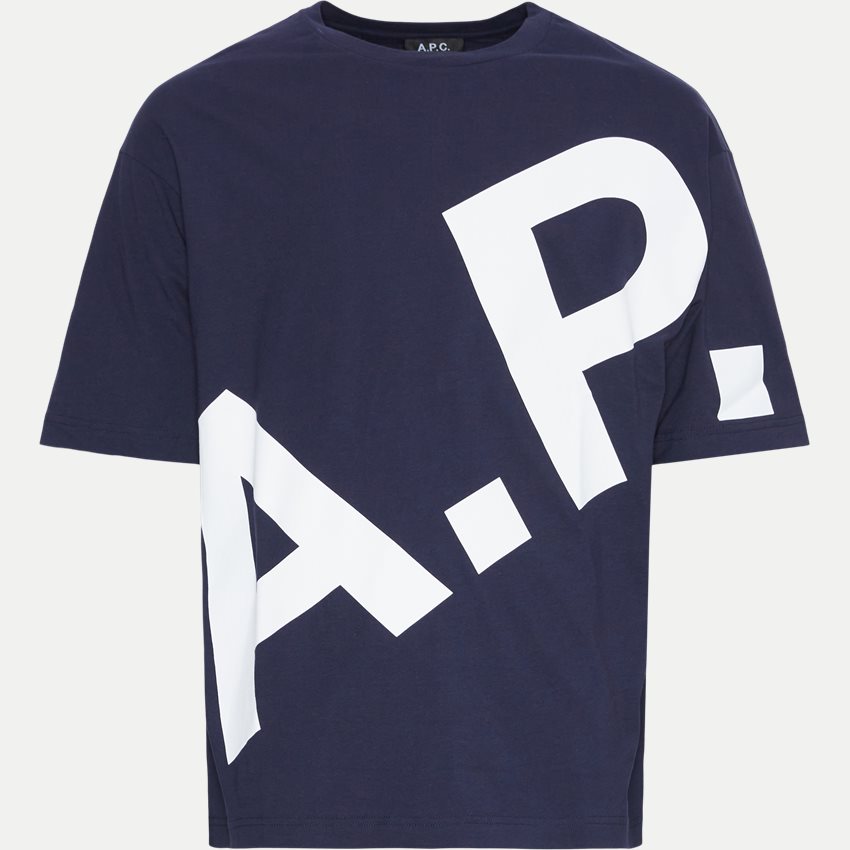 A.P.C. T-shirts COFBT-M26341 NAVY