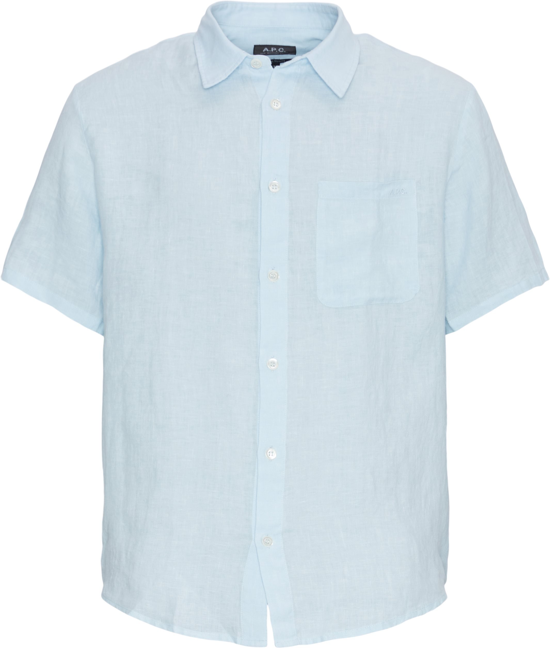 A.P.C. Short-sleeved shirts LIAEK-H12551 Blue