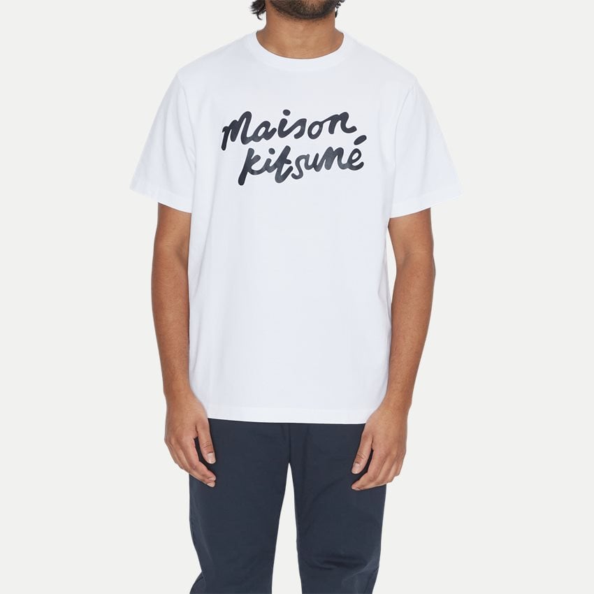 Maison Kitsuné T-shirts MM00101KJ0118  HVID