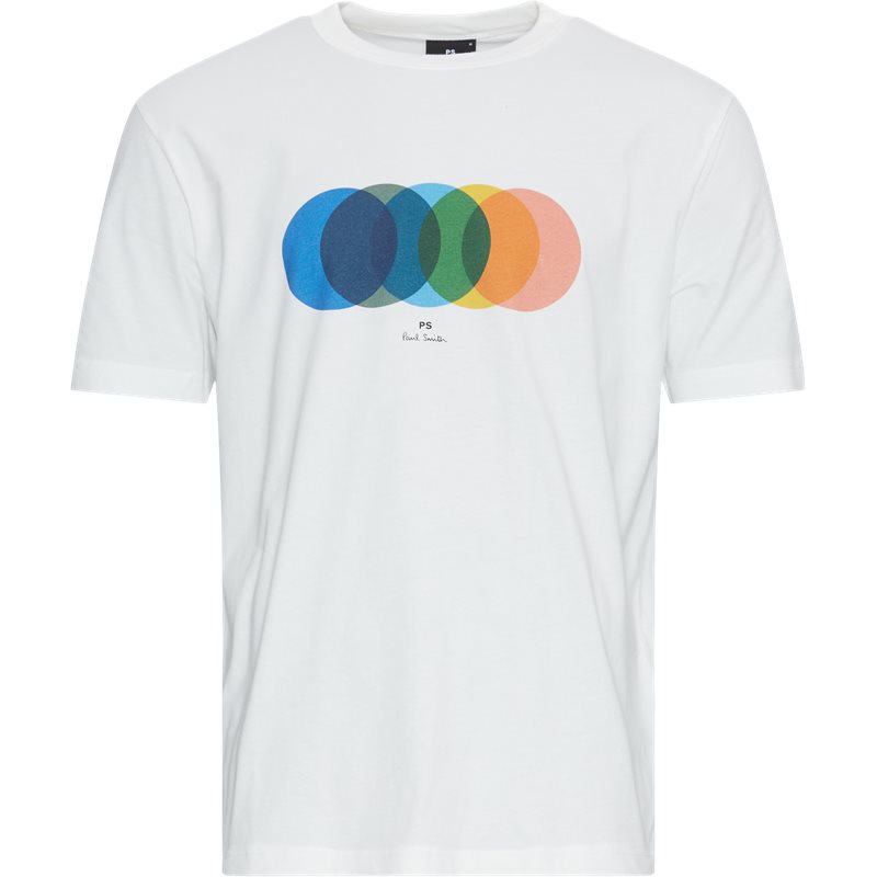 Se PS by Paul Smith Regular fit M2R-220X-MP4504 T-shirts Hvid hos Axel.dk