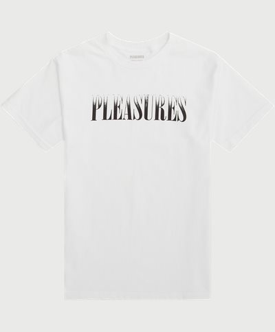 Pleasures T-shirts CRUMBLE TEE Hvid