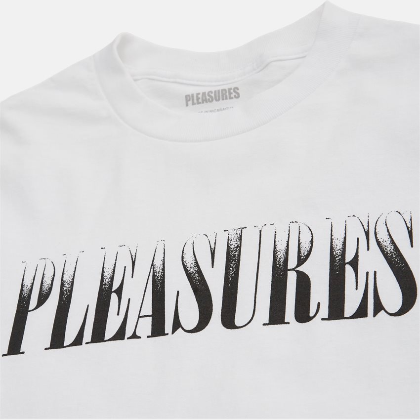 Pleasures T-shirts CRUMBLE TEE WHITE