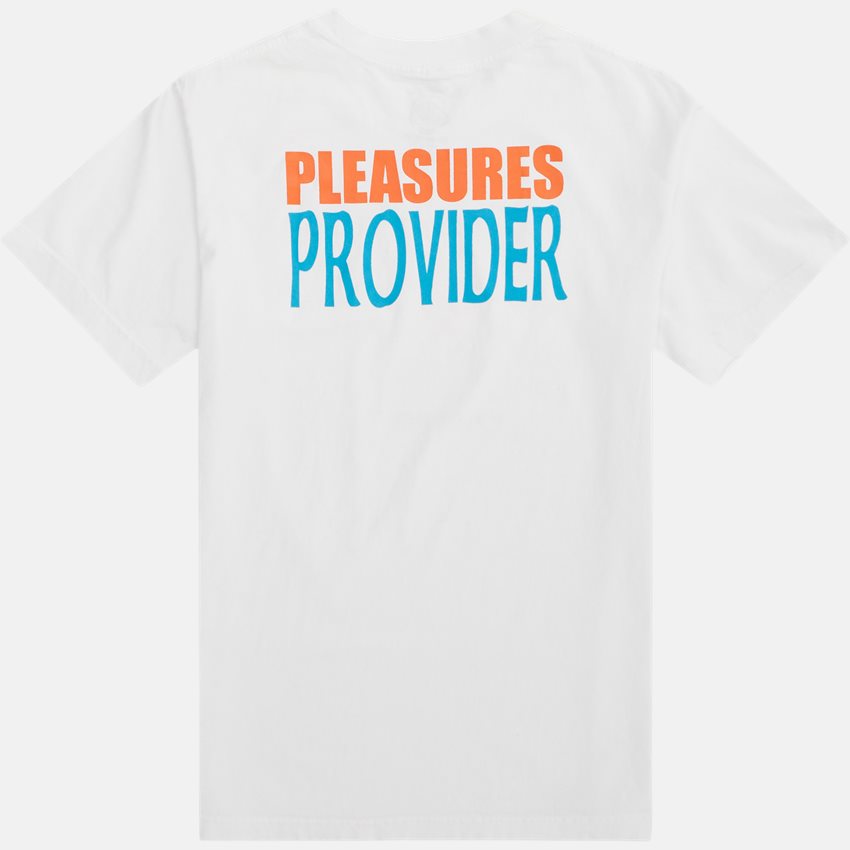Pleasures T-shirts PROVIDER TEE WHITE