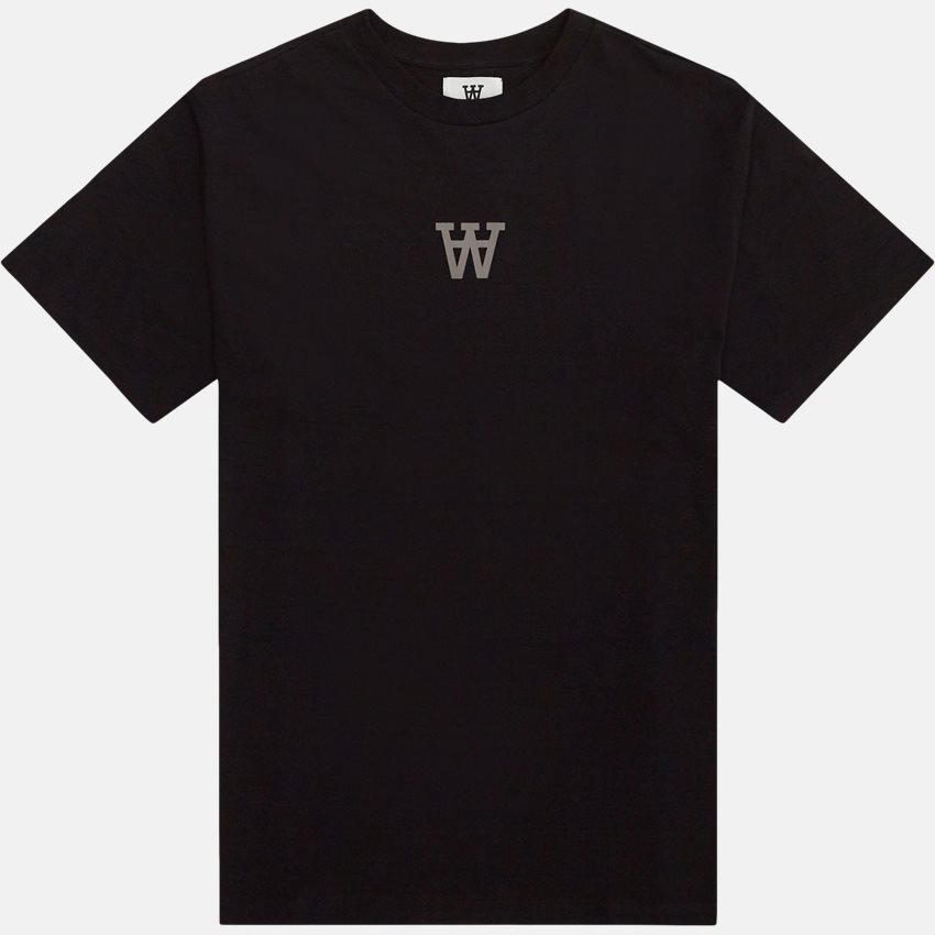 WOOD WOOD T-shirts ASA AA T-SHIRT 10295706-2323 BLACK
