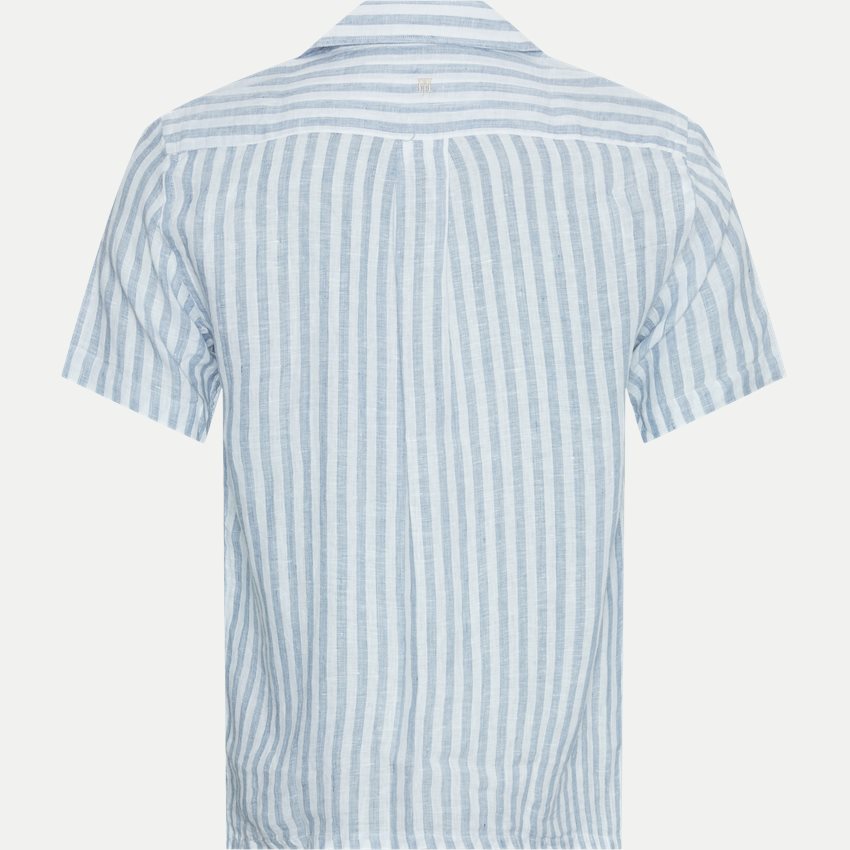 Hansen & Jacob Shirts 11677 LINEN SHORT SLEEVE SHIRT BLUE