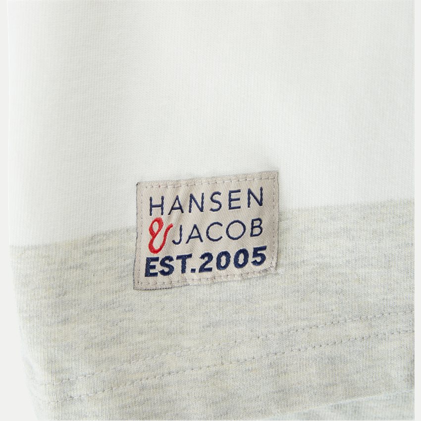 Hansen & Jacob T-shirts 11636 STRIPED RUGGER SAND