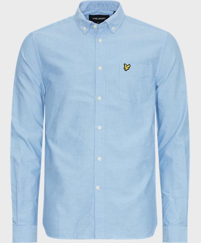 Lyle & Scott Shirts REGULAR FIT LIGHT WEIGHT OXFORD SHIRT LW1302VOG Blue