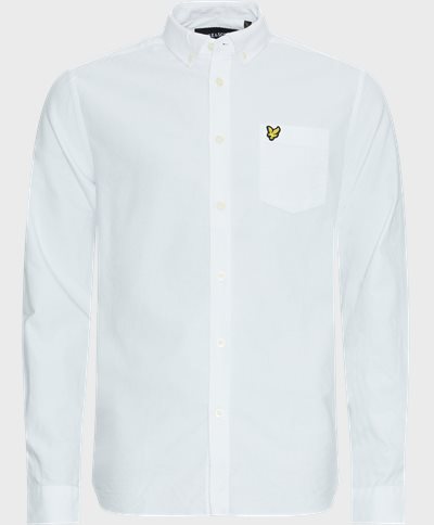 Lyle & Scott Shirts REGULAR FIT LIGHT WEIGHT OXFORD SHIRT LW1302VOG White