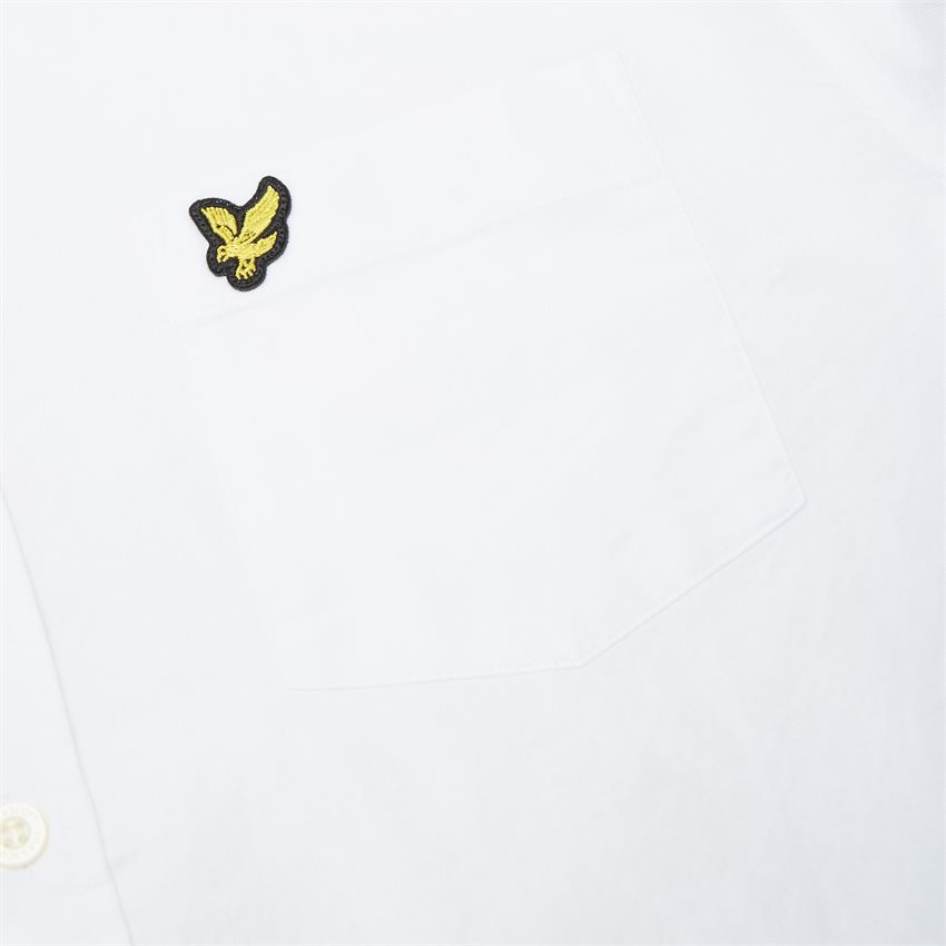 Lyle & Scott Shirts REGULAR FIT LIGHT WEIGHT OXFORD SHIRT LW1302VOG WHITE