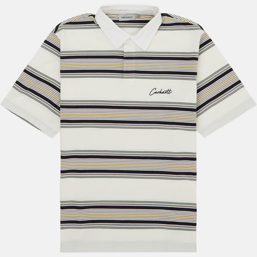 Carhartt WIP T-shirts S/S GAINES RUGBY SHIRT I033614 WAX