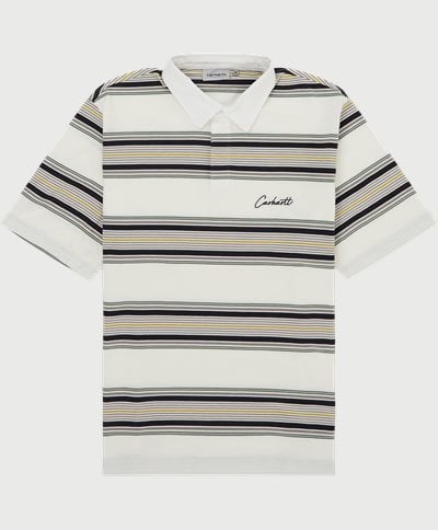 Carhartt WIP T-shirts S/S GAINES RUGBY SHIRT I033614 Hvid