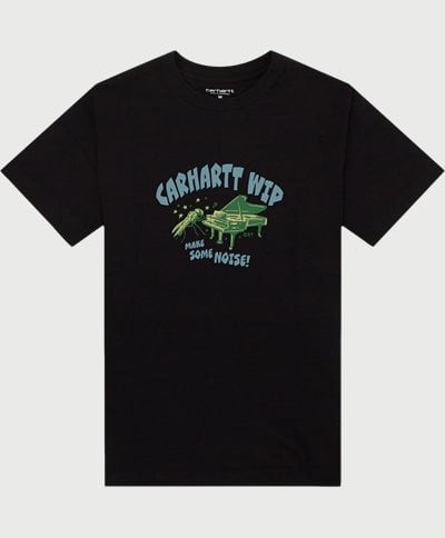 Carhartt WIP T-shirts S/S NOISE T-SHIRT I033666 Black