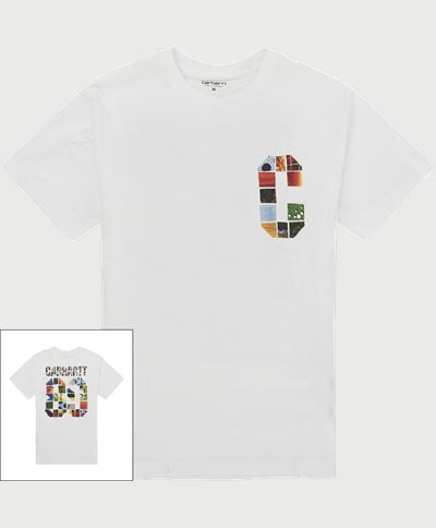 Carhartt WIP T-shirts S/S MACHINE 89 T-SHIRT I033673 White