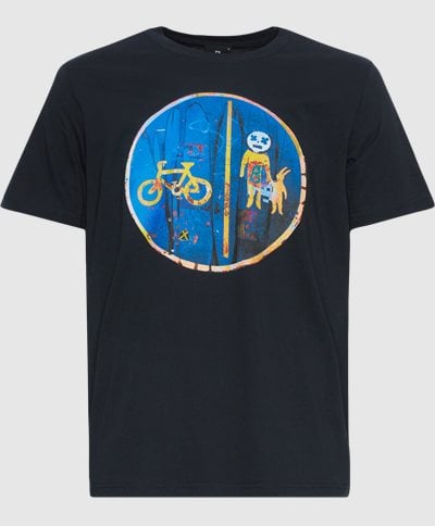 PS Paul Smith T-shirts 011R MP4584 Blue