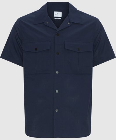 PS Paul Smith Short-sleeved shirts 798Y M222056 Blue