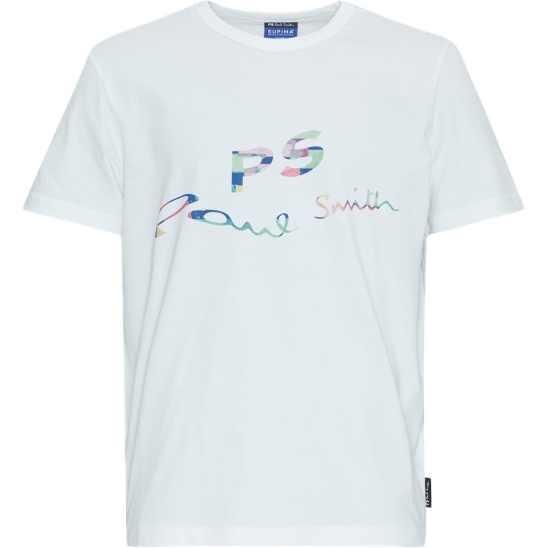 Se PS by Paul Smith Regular fit 731Y MP4541 T-shirts Hvid hos Axel.dk