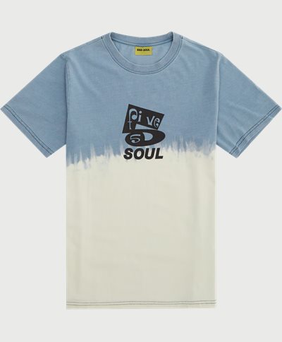555 SOUL T-shirts ORIGINAL 5 TEE Blå
