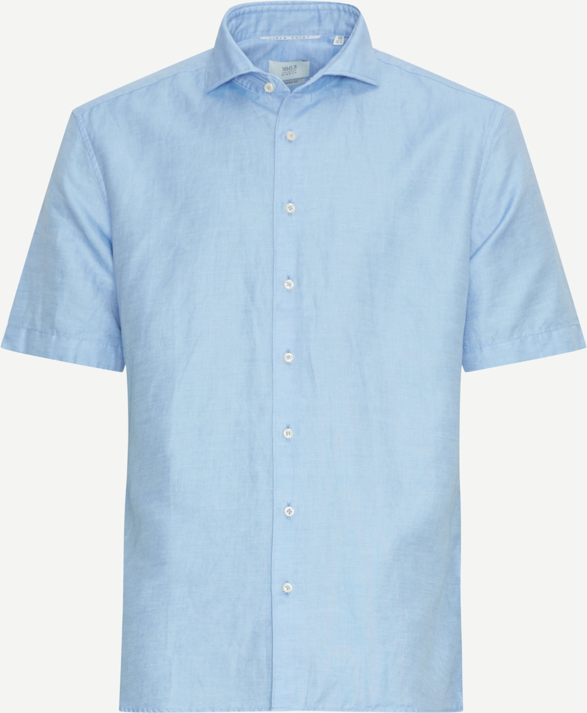 Eterna Linen shirts 2355 SS82 Blue