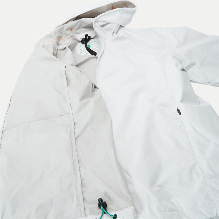 Save The Duck Jackets ZAYN HOODED JACKET D30571M WIND18 WHITE