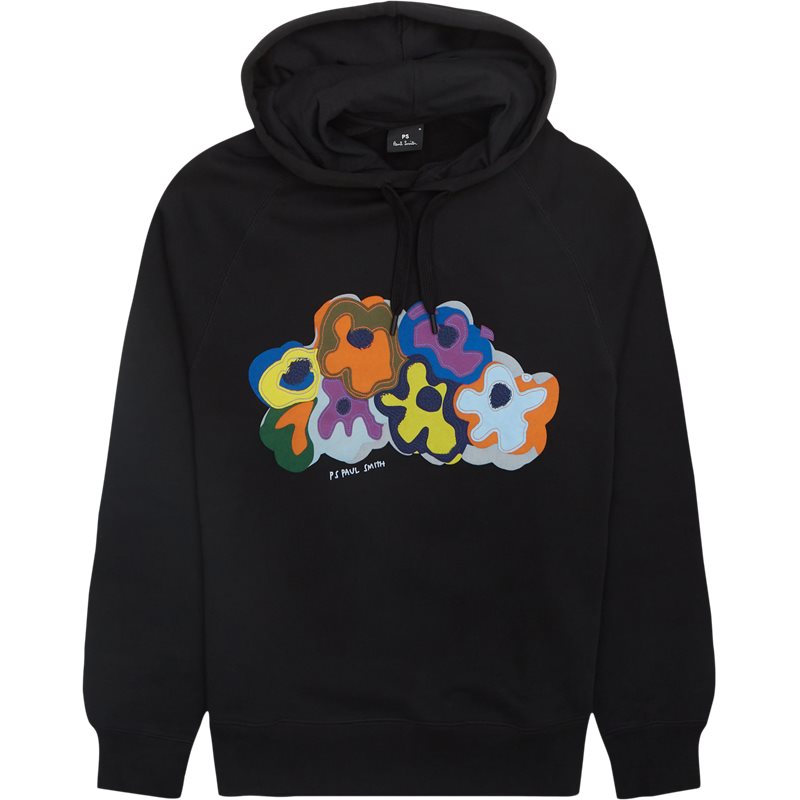 Ps By Paul Smith - Bold Florals Applique Hættetrøje